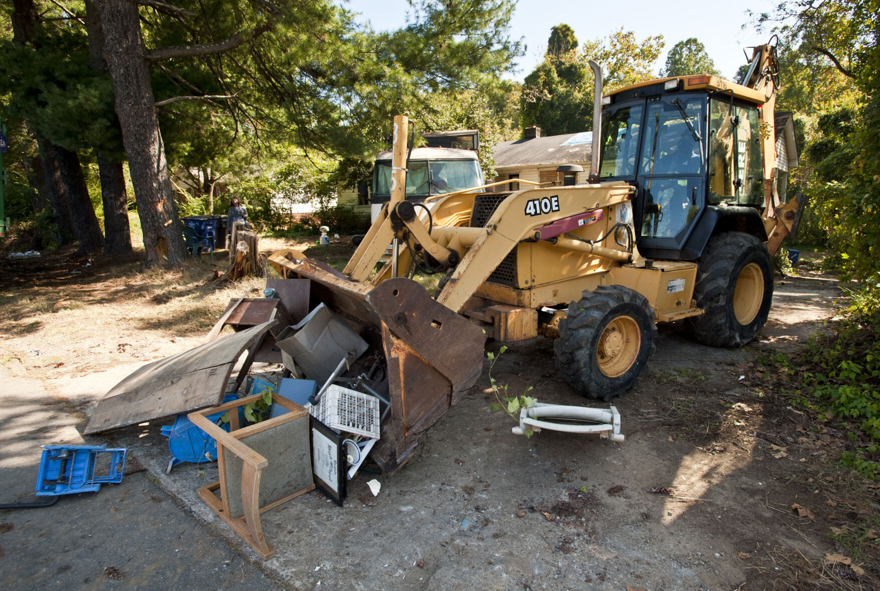 Silas Creek Parkway home cleanup